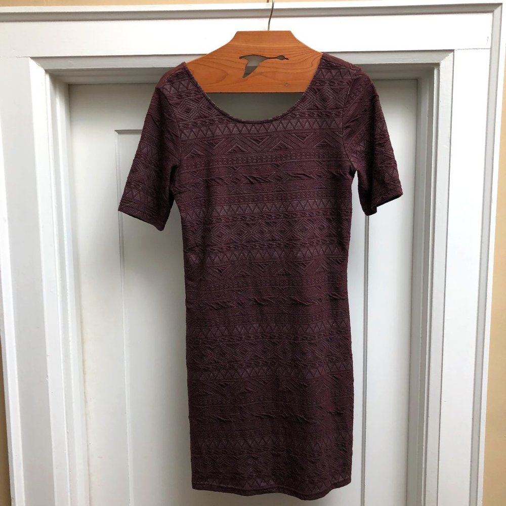 🇨🇦🍁ONLY Maroon Short-sleeved Dress🇨🇦🍁